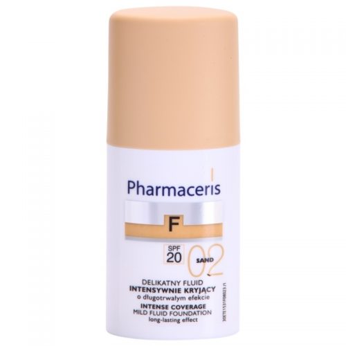 Pharmaceris F-Fluid Foundation intensywnie kryjący fluid o dlugotrwalym działaniu SPF 20 odcień 02 Sand 30 ml