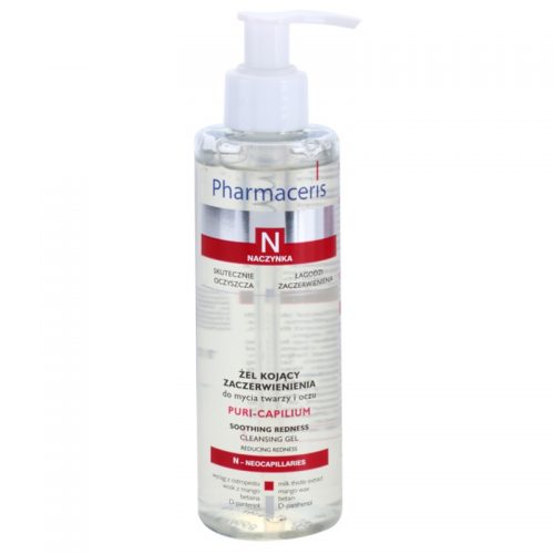 Pharmaceris N-Neocapillaries Puri-Capilium kojący żel oczyszczający do skóry wrażliwej i podrażnionej 190 ml