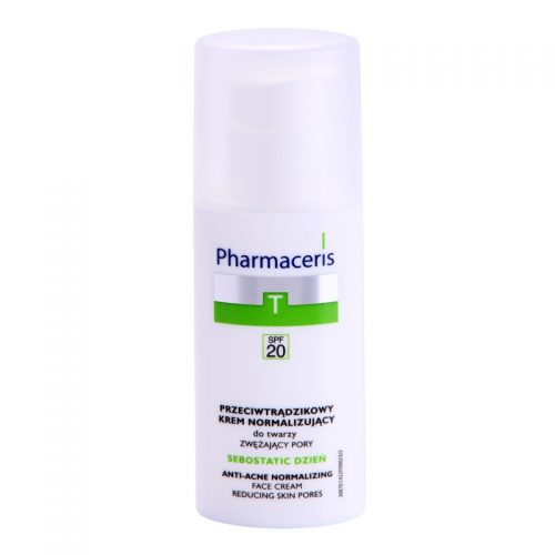 Pharmaceris T-Zone Oily Skin Sebostatic Day krem na dzień zamykający pory do skóry z problemami SPF 20 50 ml