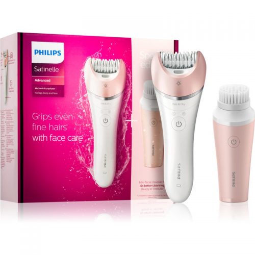 Philips Satinelle Wet & Dry BRP545/00 depilator z szczoteczką do czyszczenia BRP545/00