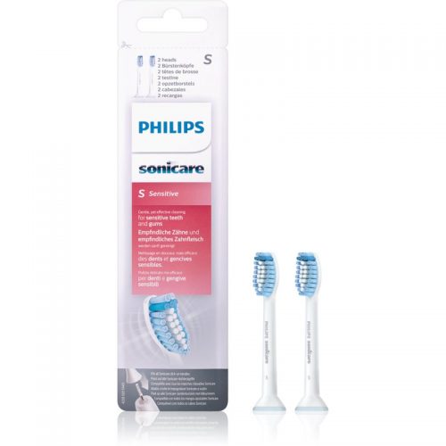 Philips Sonicare Sensitive Standard HX6052/07 końcówki wymienne do szczoteczki do zębów ultra soft HX6052/07 Standard 2 szt.