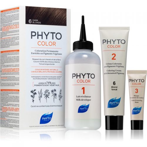 Phyto Color farba do włosów bez amoniaku odcień 6 Dark Blonde