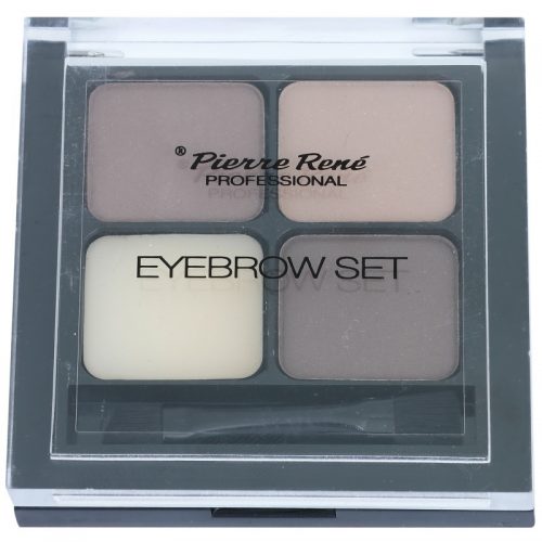 Pierre René Eyes Eyebrow paletka do brwi odcień 01 Brown 4,5 g