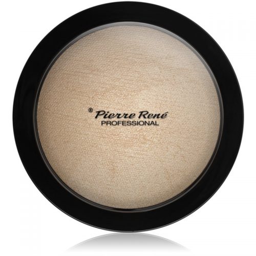 Pierre René Face Highlighting Powder kompaktowy pudrowy rozświetlacz odcień 01 Glazy Look 12 g