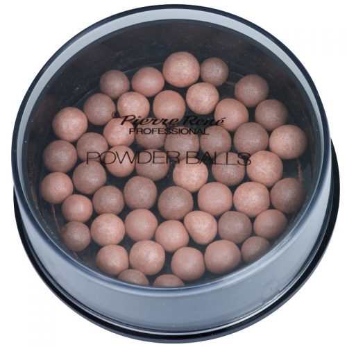 Pierre René Face puder brązujący w kulkach dla długotrwałego efektu odcień 04 Natural 20 g