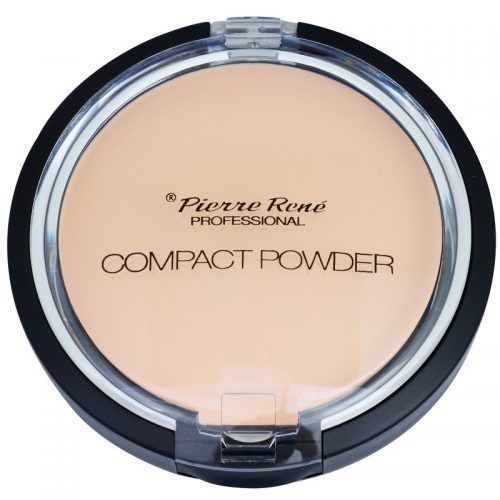 Pierre René Face puder w kompakcie z lusterkiem i aplikatorem odcień 03 Transparent 8 g