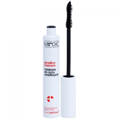 Pierre René Medic Laboratorium tusz do rzęs z keratyną do wrażliwych oczu odcień Black 12 ml