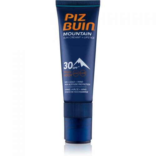 Piz Buin Mountain krem ochronny do twarzy i balsam do ust 2w1 SPF 30 20 ml