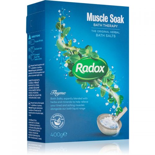 Radox Muscle Soak sól do kąpieli relaksująca mięśnie Thyme 400 g