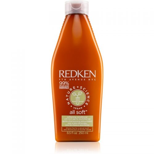 Redken Nature+Science All Soft odżywka nawilżająca do włosów suchych i zniszczonych bez silikonu 250 ml