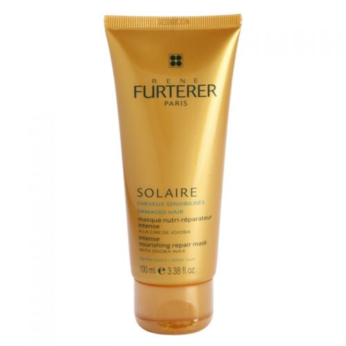 René Furterer Solaire maseczka intensywnie odżywiająca do włosów osłabionych działaniem chloru, słońca i słonej wody 100 ml