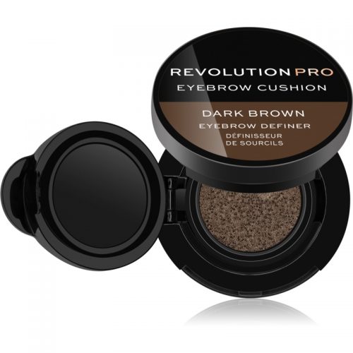 Revolution PRO Eyebrow Cushion farba do brwi w gąbce odcień Dark Brown 2,2 g