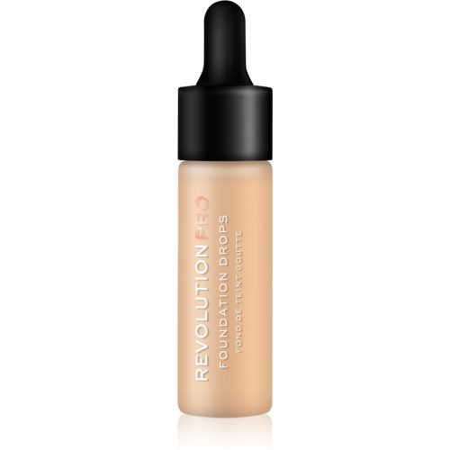 Revolution PRO Foundation Drops podkład w płynie z pipetą odcień F6 18 ml