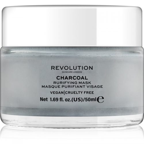 Revolution Skincare Charcoal oczyszczająca maseczka do twarzy 50 ml