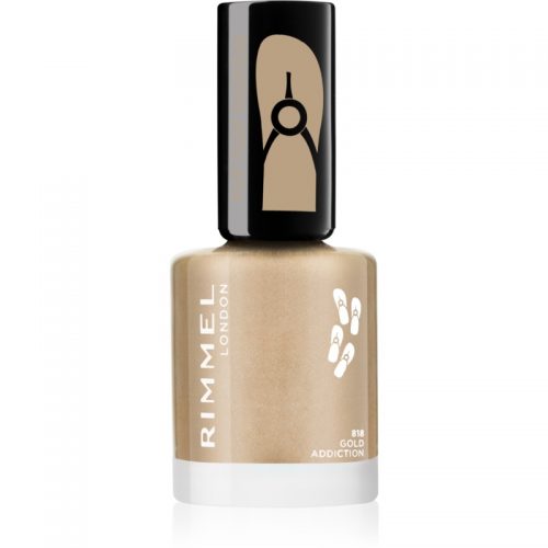 Rimmel 60 Seconds Flip Flop lakier do paznokci odcień 818 Gold Addiction 8 ml