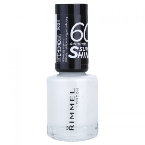 Rimmel 60 Seconds Super Shine lakier do paznokci odcień 703 White Hot Love 8 ml