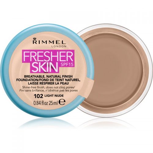 Rimmel Fresher Skin ultra lekki make-up SPF 15 odcień 102 Light Nude 25 ml