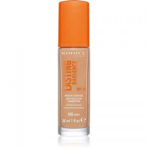 Rimmel Lasting Radiance podkład rozjaśniający SPF 25 odcień 100 Ivory 30 ml