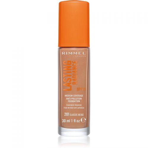 Rimmel Lasting Radiance podkład rozjaśniający SPF 25 odcień 201 Classic Beige 30 ml