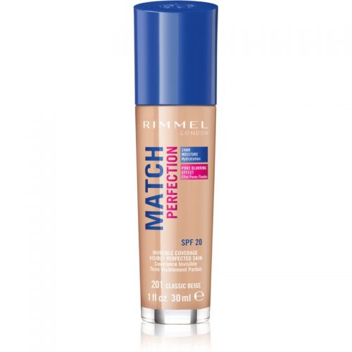 Rimmel Match Perfection podkład w płynie SPF 20 odcień 201 Classic Beige 30 ml