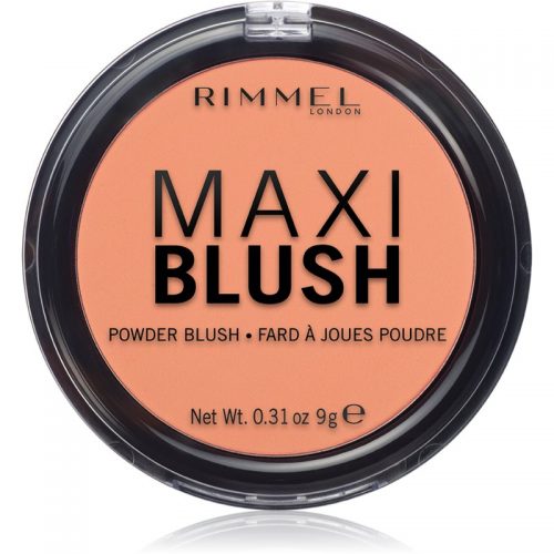 Rimmel Maxi Blush pudrowy róż odcień 004 Sweet Cheeks 9 g