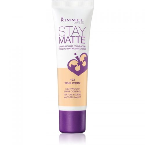 Rimmel Stay Matte podkład w piance odcień 103 True Ivory 30 ml
