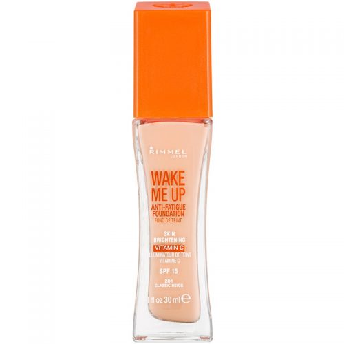Rimmel Wake Me Up rozjaśniający podkład w płynie SPF 15 odcień 201 Classic Beige 30 ml