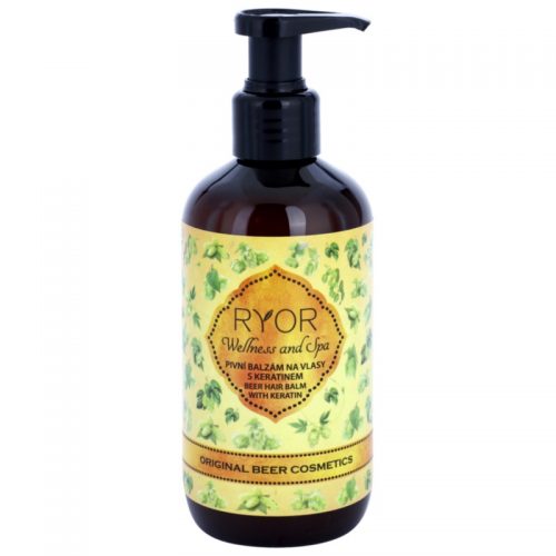 RYOR Original Beer Cosmetics piwny balsam do włosów z keratyną 250 ml