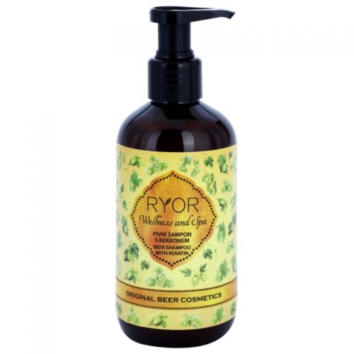 RYOR Original Beer Cosmetics piwny szampon do włosów z keratyną 250 ml