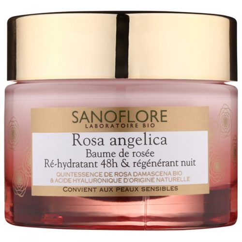 Sanoflore Rosa Angelica nawilżający krem na noc o działaniu regenerującym 50 ml
