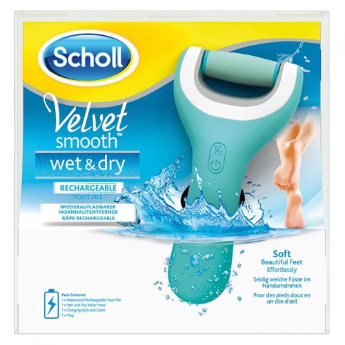 Scholl Velvet Smooth elektroniczny pilnik do stóp wodoodporny
