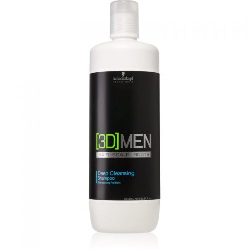 Schwarzkopf Professional [3D] MEN szampon dogłębnie oczyszczający 1000 ml