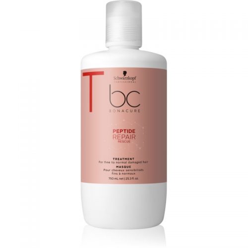 Schwarzkopf Professional BC Bonacure Peptide Repair Rescue maseczka do włosów zniszczonych 750 ml