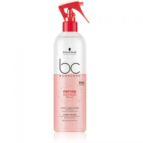 Schwarzkopf Professional BC Bonacure Peptide Repair Rescue odżywka w sprayu do włosów zniszczonych 400 ml
