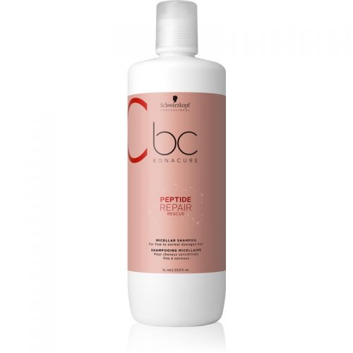 Schwarzkopf Professional BC Bonacure Peptide Repair Rescue szampon micelarny do włosów zniszczonych 1000 ml