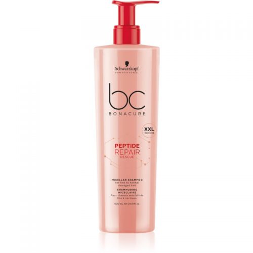 Schwarzkopf Professional BC Bonacure Peptide Repair Rescue szampon micelarny do włosów zniszczonych 500 ml