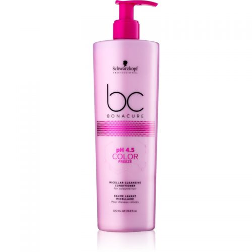 Schwarzkopf Professional BC Bonacure pH 4,5 Color Freeze micelarna odżywka oczyszczająca do włosów farbowanych 500 ml