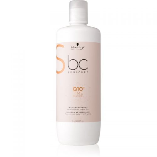 Schwarzkopf Professional BC Bonacure Time Restore Q10 szampon micelarny do włosów dojrzałych i łamliwych 1000 ml