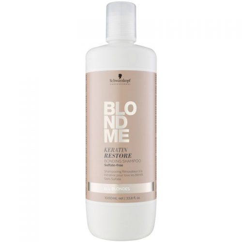 Schwarzkopf Professional Blondme regenerujący szampon z keratyną do wszystkich typów włosów blond bez siarczanów 1000 ml