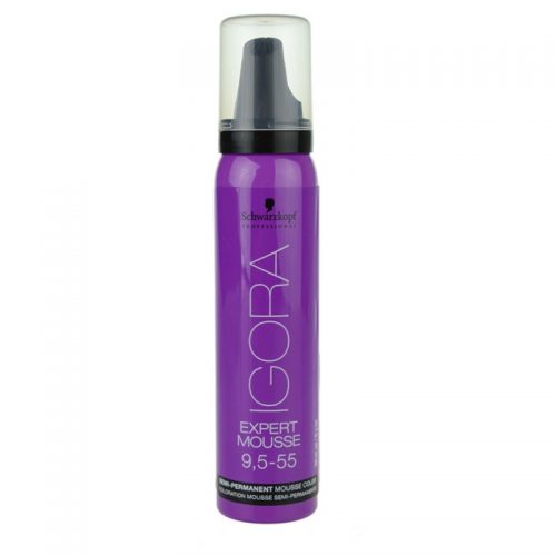 Schwarzkopf Professional IGORA Expert Mousse pianka koloryzująca do włosów odcień 9,5-55 Honey 100 ml