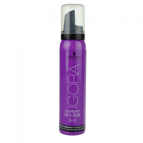 Schwarzkopf Professional IGORA Expert Mousse pianka koloryzująca do włosów odcień 3-0 Dark Brown 100 ml