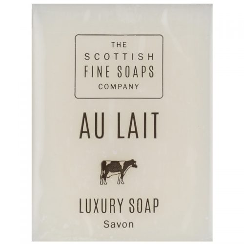 Scottish Fine Soaps Au Lait luksusowe mydło nawilżające z masłem shea 25 g