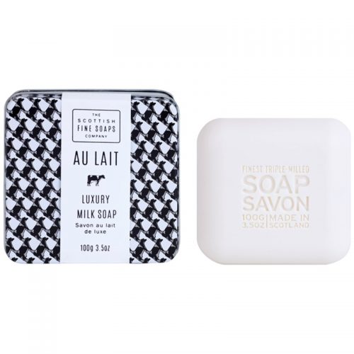 Scottish Fine Soaps Au Lait luksusowe mydło w puszce 100 g