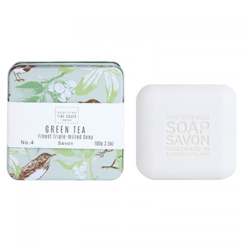 Scottish Fine Soaps Green Tea luksusowe mydło w puszce 100 g