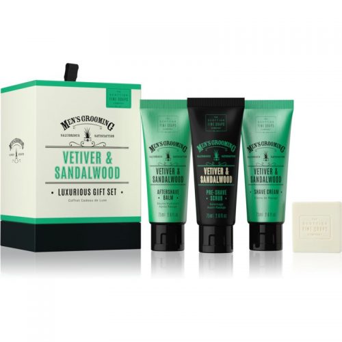 Scottish Fine Soaps Men’s Grooming Vetiver & Sandalwood zestaw kosmetyków V. dla mężczyzn