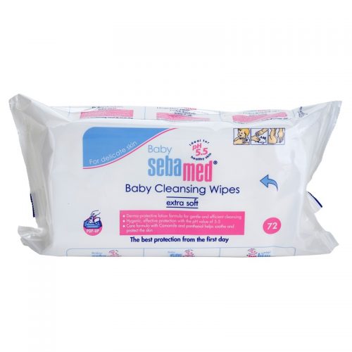 Sebamed Baby Care delikatne chusteczki oczyszczające 72 szt.