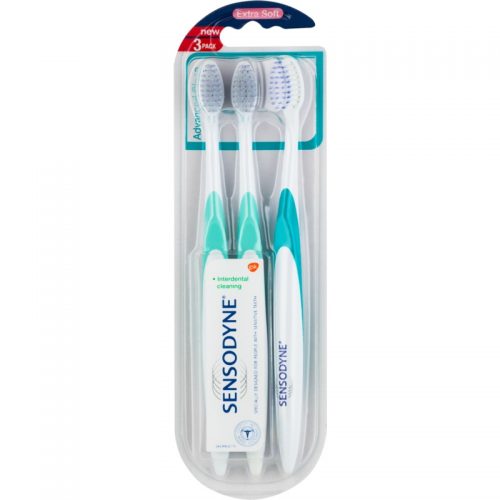 Sensodyne Advanced Clean szczoteczka do zębów extra soft dla wrażliwych zębów 3 szt.