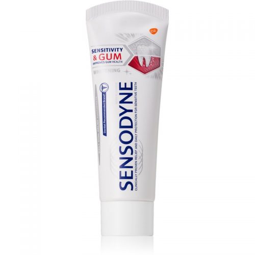 Sensodyne Sensitivity & Gum Whitening wybielająca pasta do zębów chroniąca zęby i dziąsła 75 ml