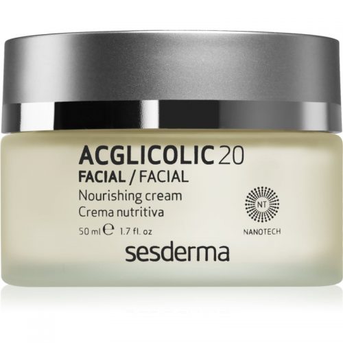 Sesderma Acglicolic 20 Facial odżywczy krem odmładzający do skóry suchej i bardzo suchej 50 ml