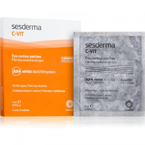 Sesderma C-Vit AX+ plastry rewitalizujące rozświetlające okolice oczu 5 x 4 ml